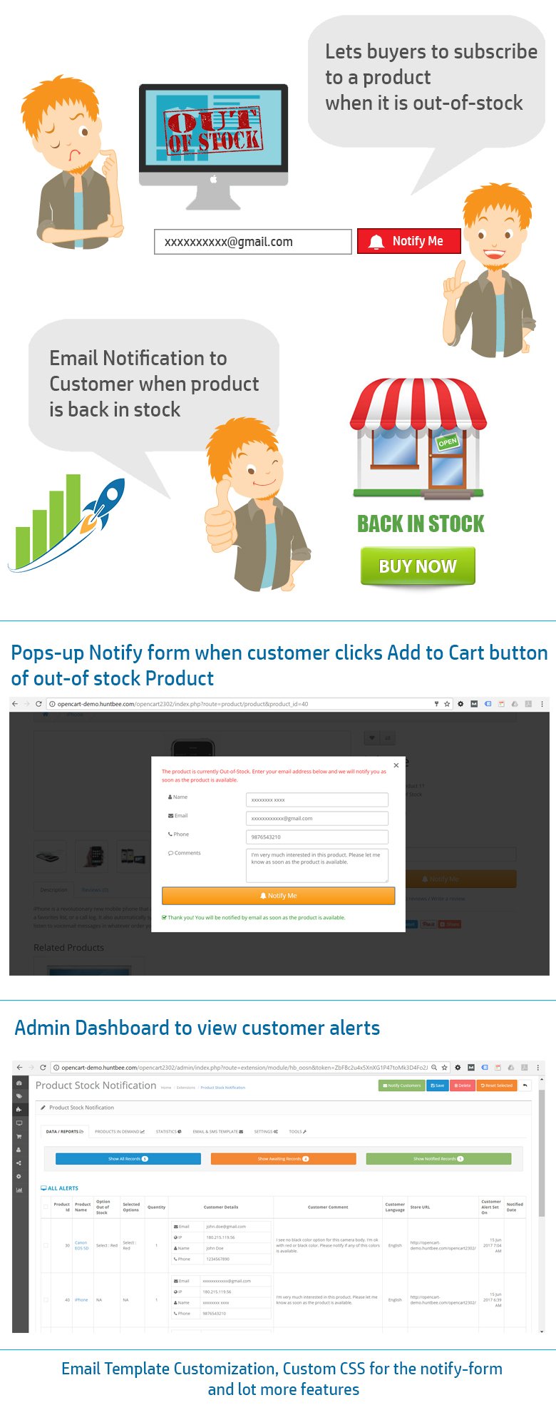 Product Stock Alert Illustration
