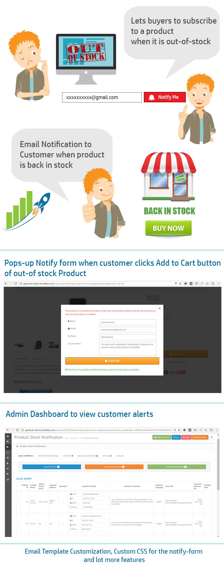 Product Stock Alert Illustration