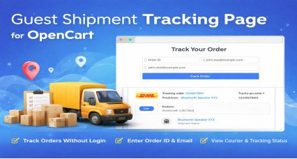 Guest Shipment Tracking Page for OpenCart