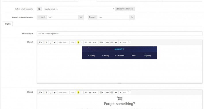 Showing image for Abandoned Cart Emails - PRO Abandoned Cart Emails - PRO image for opencart