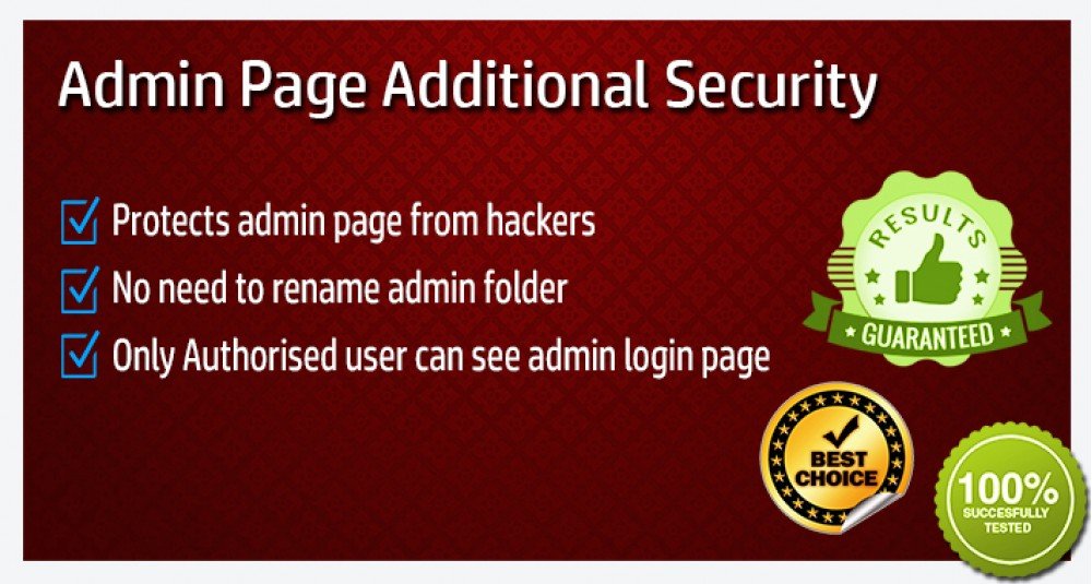 Showing image for Admin Additional Security Admin Additional Security image