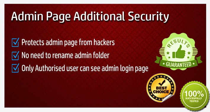 Showing image for Admin Additional Security Admin Additional Security image