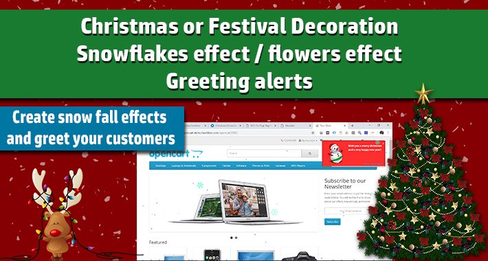 Showing image for Christmas Decoration Module / Snowflakes effect Christmas Decoration Module / Snowflakes effect image
