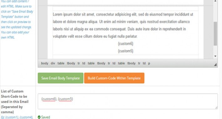 Showing image for Custom User-Codes for Email Designer Extension Custom User-Codes for Email Designer Extension image for opencart