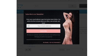 Image showing extension Multi-purpose Popup/block - Newsletter Subscribe - Easy Account Signup - Login Popup for opencart