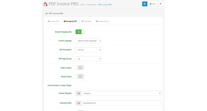 PDF Invoice Generator and Email Attachment image for opencart