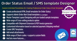 Order Status Email / SMS Template Designer PRO