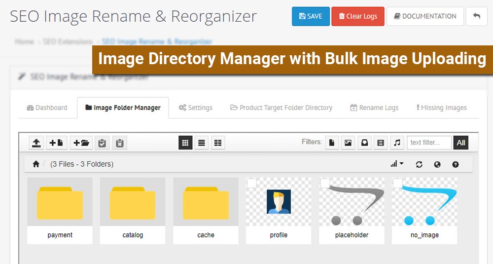 SEO Product Image Rename Manager / Image Organizer image for opencart