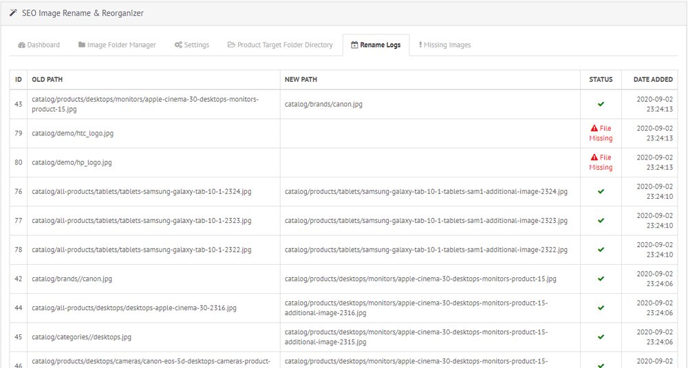 Showing image for Administrador de cambio de nombre de imagen de producto SEO / Organizador de imágenes Administrador de cambio de nombre de imagen de producto SEO / Organizador de imágenes Extensiones y módulos, Extensiones OpenCart, Aplicaciones SEO image