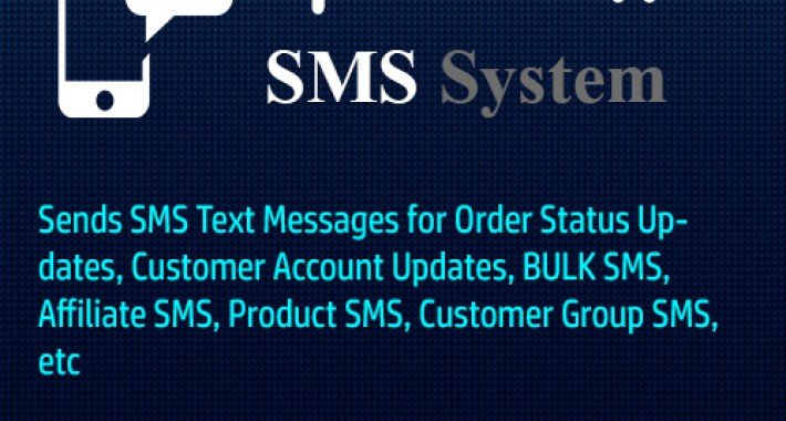 Showing image for OpenCart SMS Image showing extension OpenCart SMS for opencart