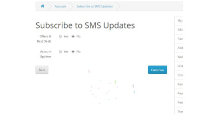 Image showing extension OpenCart SMS for opencart
