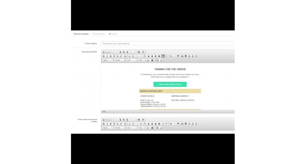 Showing image for Order Status Email / SMS Template Designer PRO Order Status Email / SMS Template Designer PRO image