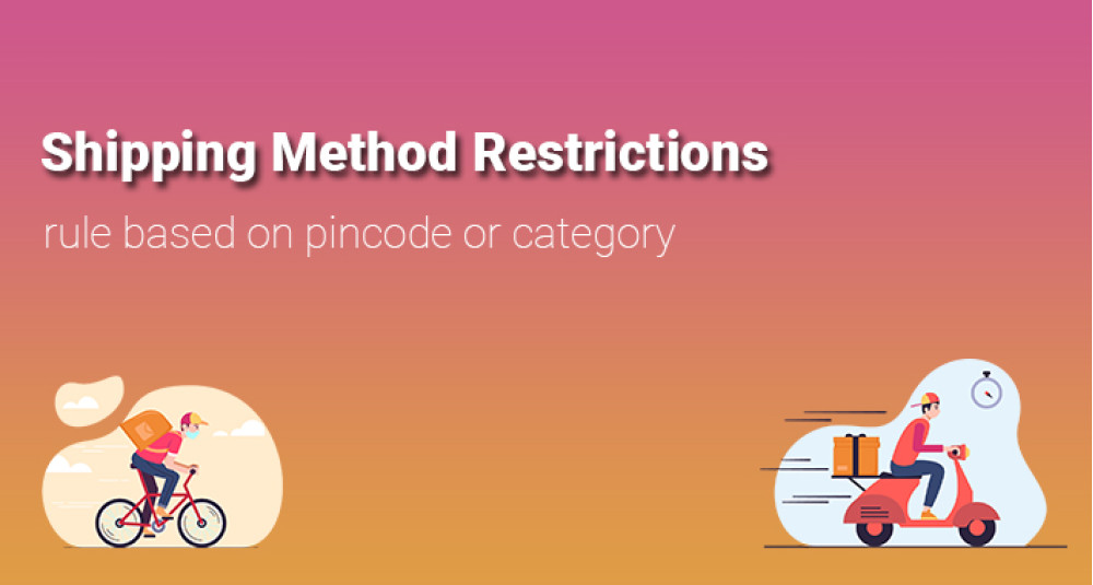 Shipping Method Restrictions based on Pincode or Category image for opencart