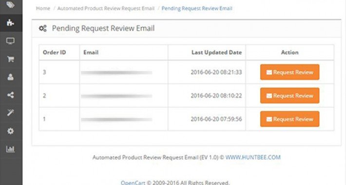 Showing image for Product Review Request Automated Email Product Review Request Automated Email image for opencart
