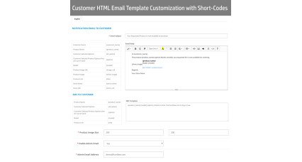 Product Stock Notification Alert - Standard image for opencart