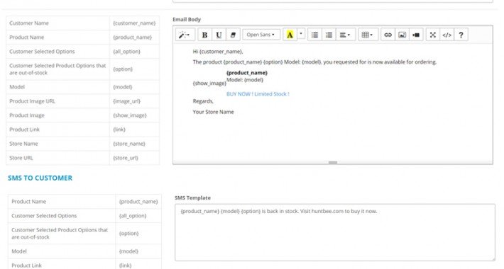 Showing image for Product Stock Notification Alert - Standard Image showing extension Product Stock Notification Alert - Standard for opencart
