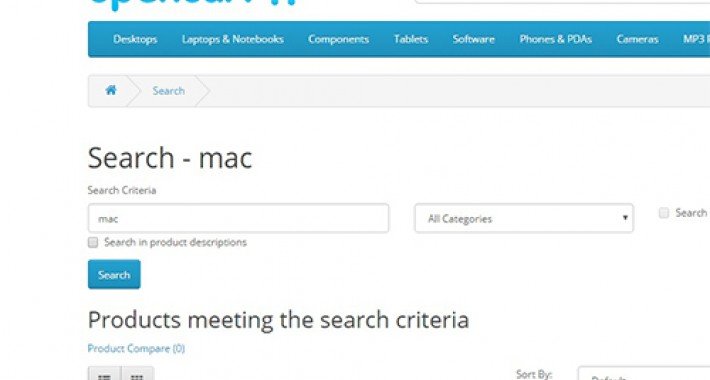 Showing image for Search and Tag Pages SEO Meta-values Image showing extension Search and Tag Pages SEO Meta-values for opencart