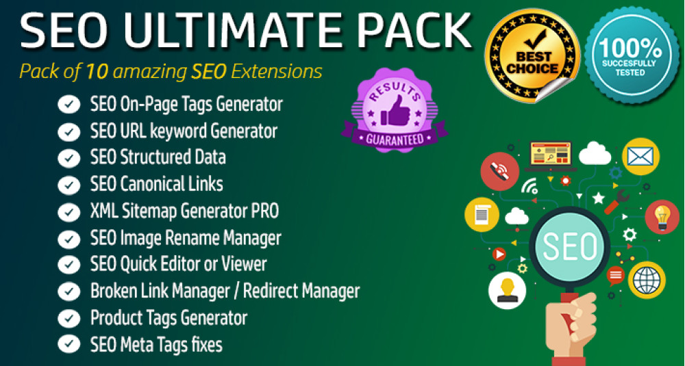 OpenCart SEO Pack - Ultimate - Professional - Όλα σε Ένα image