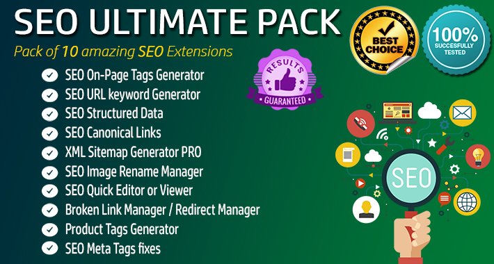 Showing image for SEO Pack - Ultimate - All in One Image showing extension SEO Pack - Ultimate - All in One for opencart