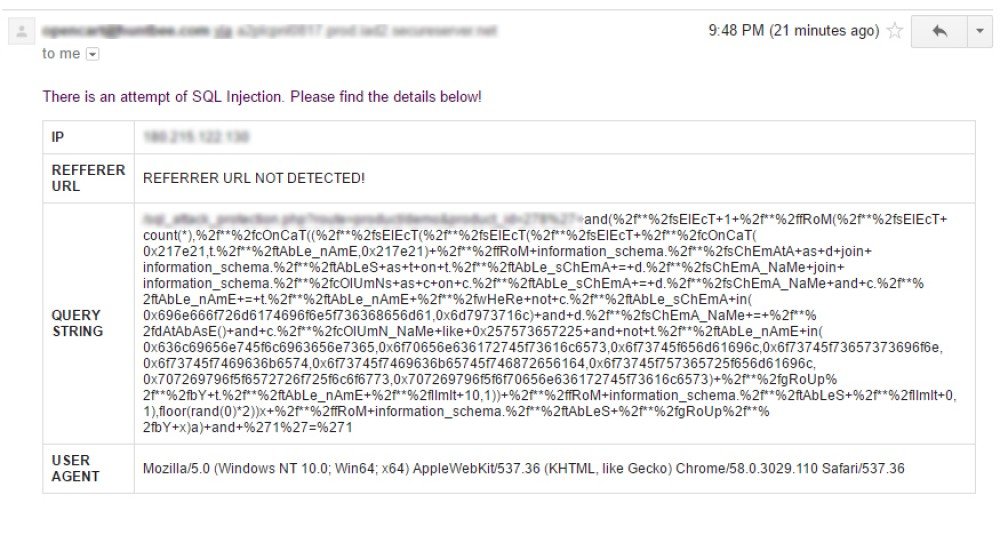 Showing image for Protection contre les attaques par injection SQL Protection contre les attaques par injection SQL image