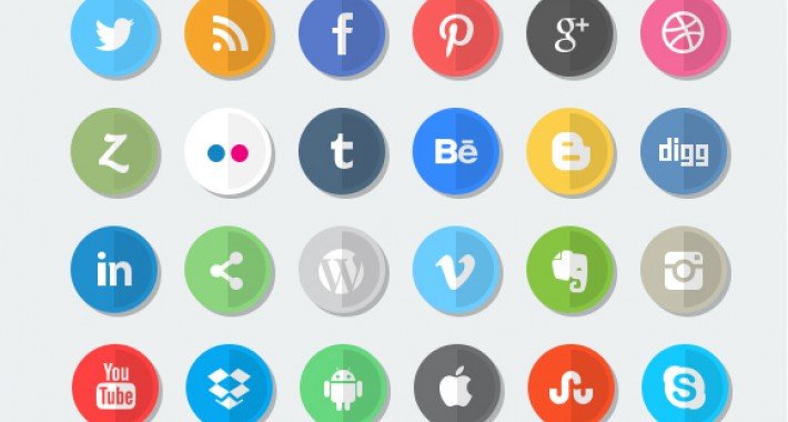 Showing image for Social Icons - Flat icons, rounded icons, Leaf Shaped icons Image showing extension Social Icons - Flat icons, rounded icons, Leaf Shaped icons for opencart