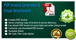 PDF Invoice Generator and Email Attachment PRO