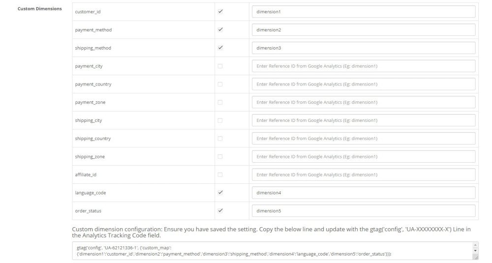 Google Analytics erweitertes E-Commerce-Tracking für OpenCart [2xxx - 3xxx] image