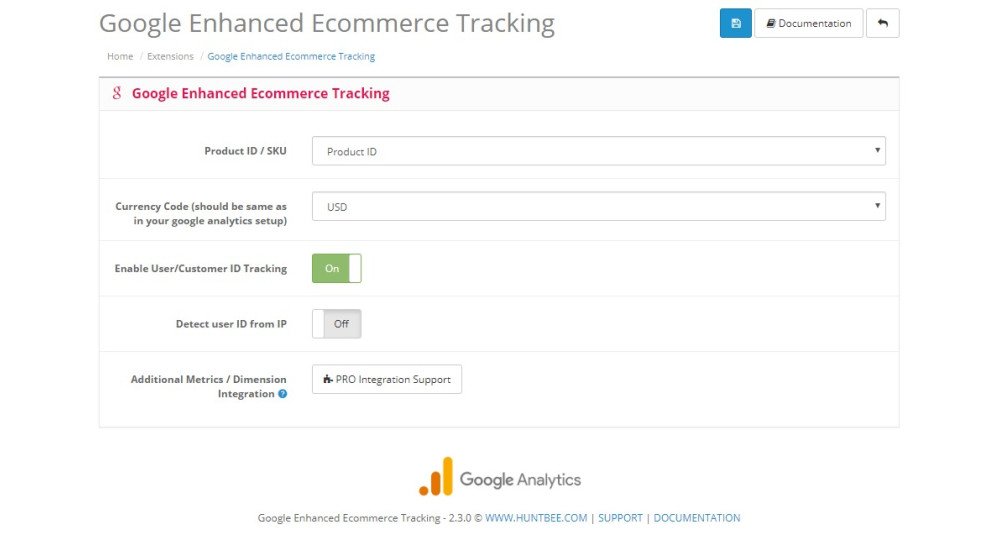 Acompanhamento de comércio eletrônico avançado do Google Analytics para OpenCart [2xxx - 3xxx] Extensões e Módulos, Extensões OpenCart, Extensões Premium, Aumentar a produtividade, Extensões de relatórios, Escolhas principais do Opencart image