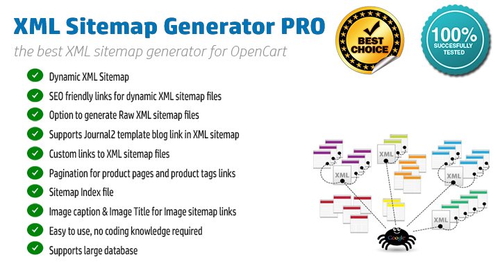 Showing image for OpenCart Extension - XML Sitemap Generator for OpenCart 1.5.x.x Image for XML Sitemap Generator for OpenCart 1.5.x.x