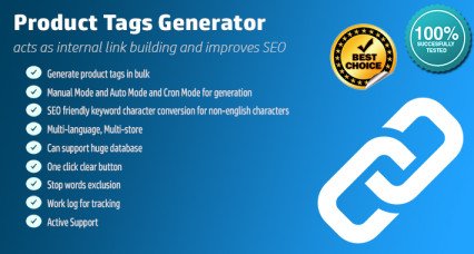 Product Tags Bulk Generator for OpenCart