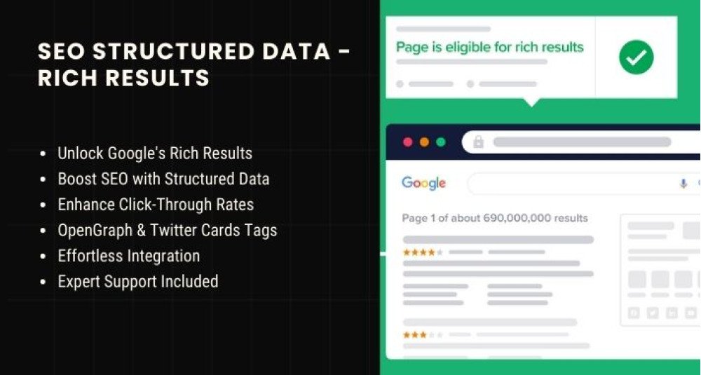 Datos estructurados SEO - Resultados enriquecidos - OpenCart 4 image