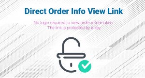 Secure Order Page Access Link