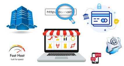 Sito web di e-commerce con carrello della spesa: configurazione completa con il miglior hosting