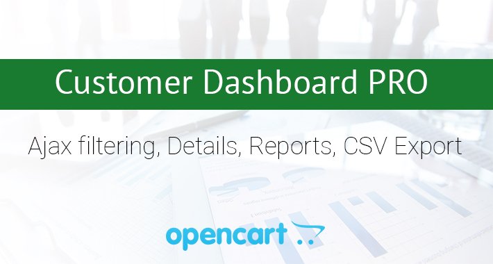 PRO Zákaznícky Dashboard pre OpenCart – OpenCart rozšírenie od HuntBee