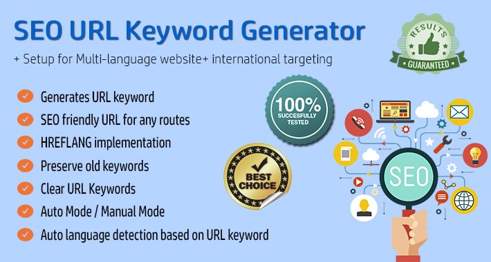 Generátor SEO-Friendly URL pre OpenCart – OpenCart rozšírenie od HuntBee