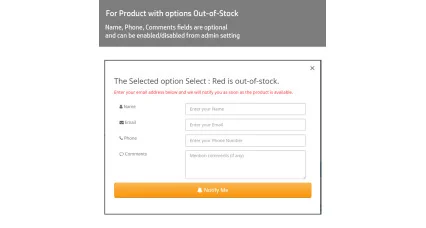 Image for Product Stock Notification Alert 