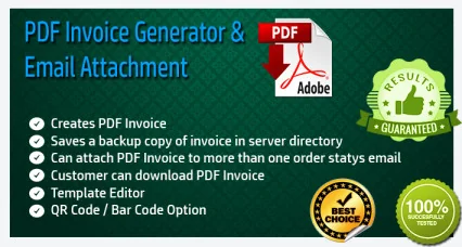 PDF-factuurgenerator en e-mailbijlage PRO
